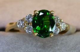 Emerald Alternatives • Tsavorite Garnet • Green Tourmaline