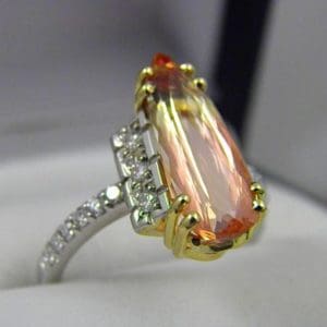 Imperial Topaz Ring • Yellow Topaz Ring