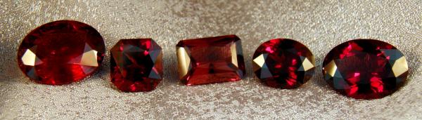 Red Garnet: Pyrope and Almandine