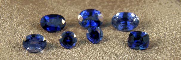 blue sapphires