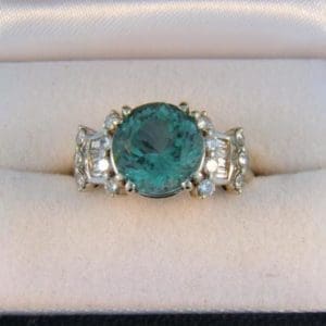 Afghan Blue Tourmaline Ring