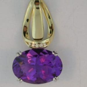 Amethyst Slide Pendant