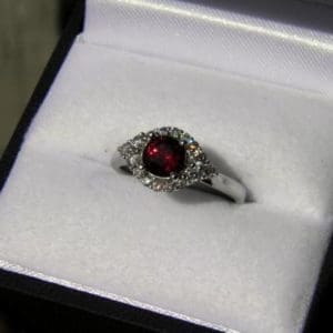 Burmese Red Spinel Ring