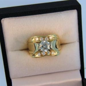 CroppedImage400400 1.02ct GIA g si2 wedding set