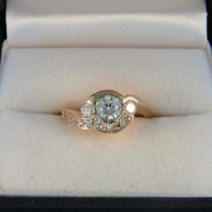 CroppedImage400400 Rose Gold Diamond Anniversary Ring
