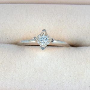CroppedImage400400 diamond set princess engagement ring .44 si2 g