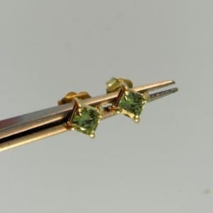 Demantoid Stud Earrings