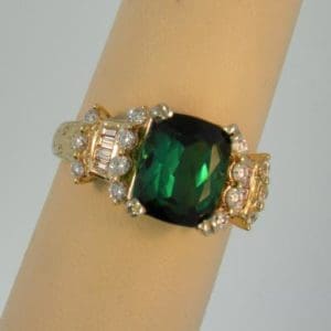 Green Tourmaline Ring