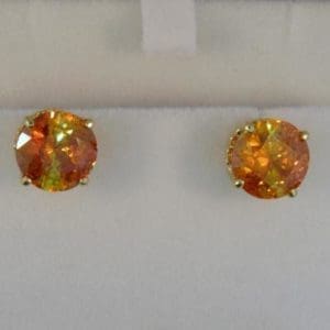 Huge Sphalerite Stud Earrings