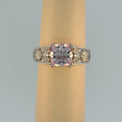 Morganite right clearance hand ring