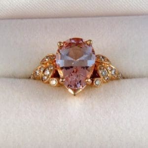 Natural Morganite Ring