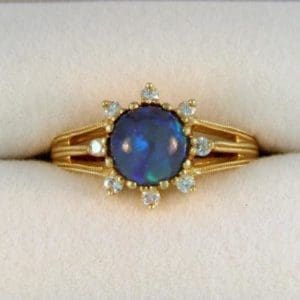 Opal Earth Ring