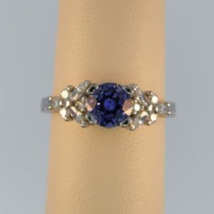 Palladium Sapphire Ring