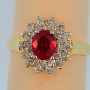 Ruby Cocktail Ring