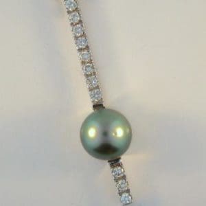 Tahitian Pearl Bar Style Slide