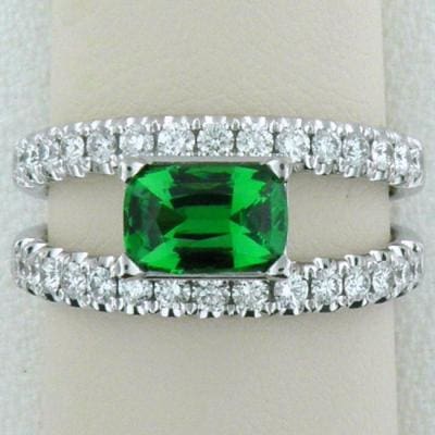 Tsavorite Two-Band Ring | Exquisite Jewelry for Every Occasion | FWCJ