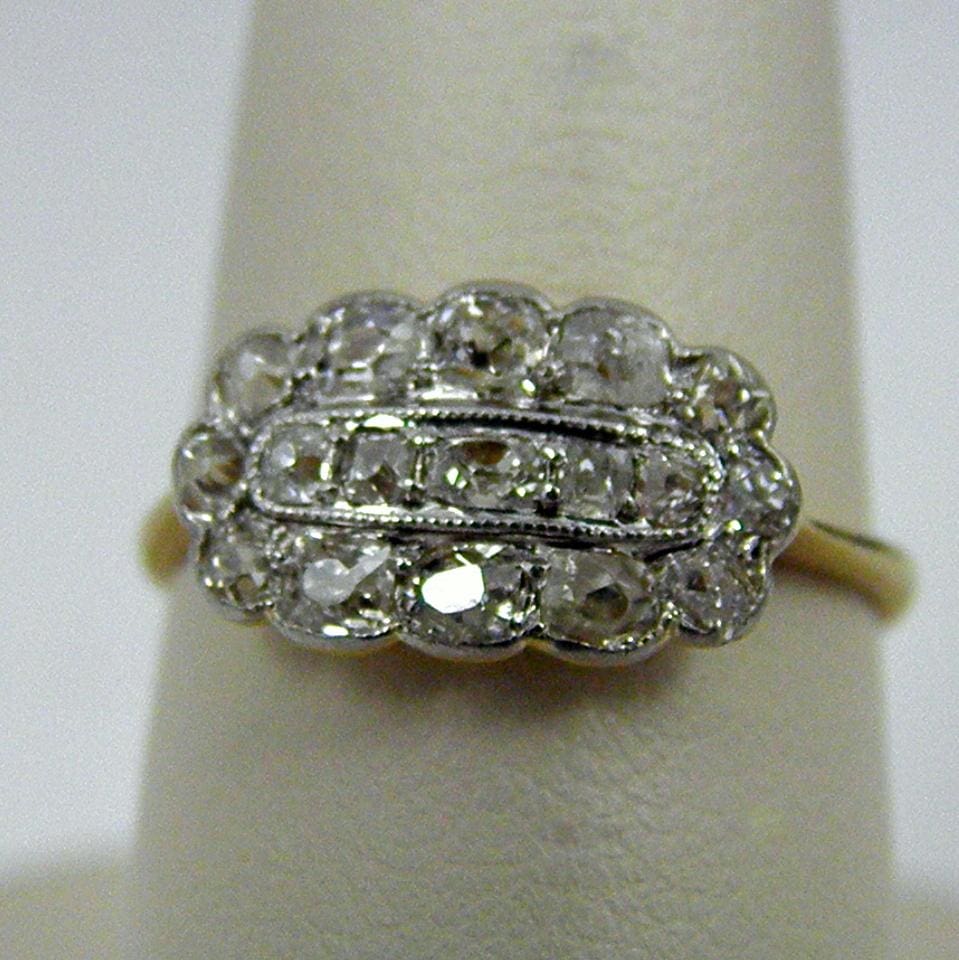 Clarence Ring. Circa 1880, Antique, Victorian Era. - EDJ