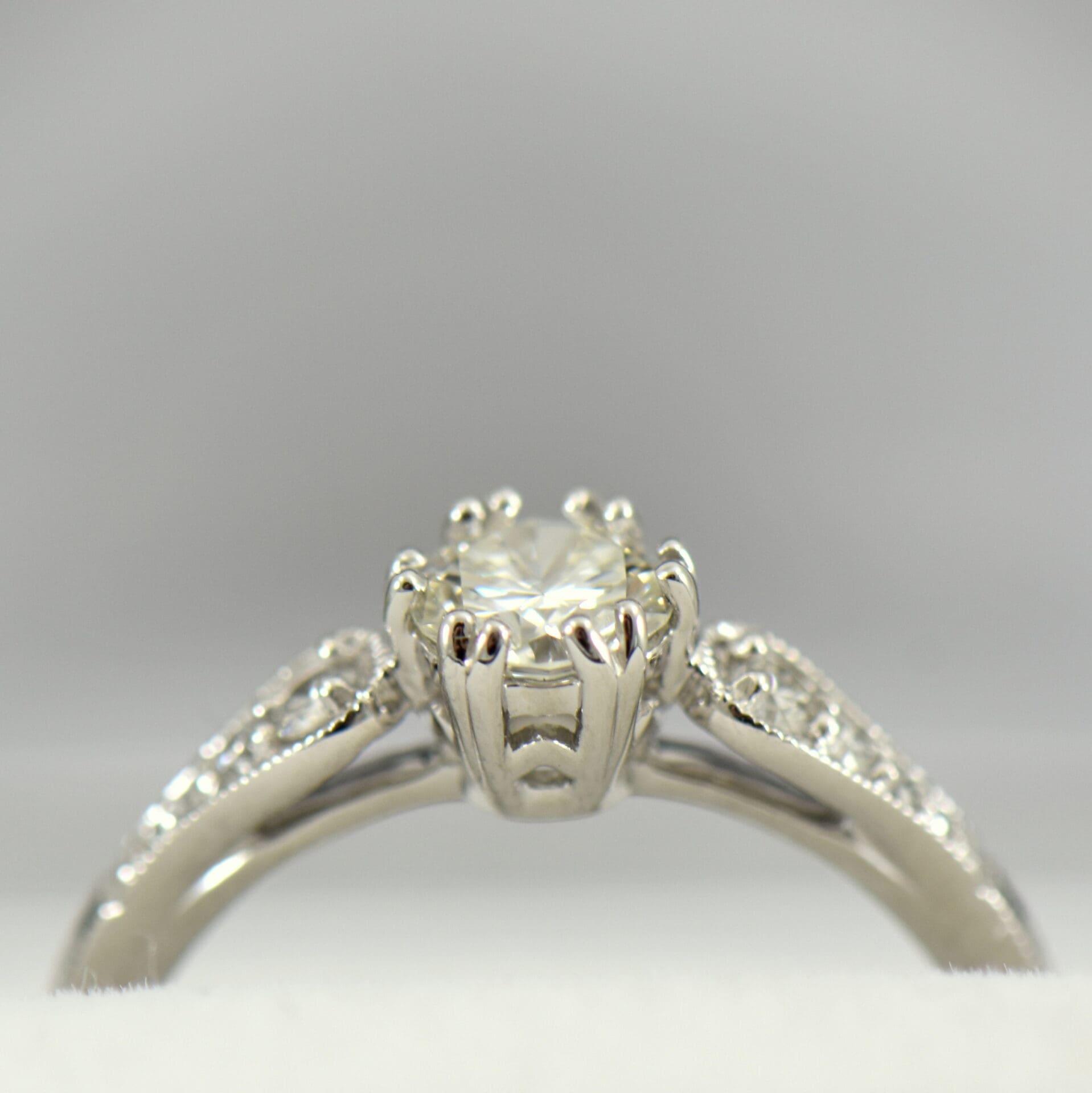 Delicate Vintage-Style Diamond Engagement Ring | Exquisite Jewelry for  Every Occasion | FWCJ