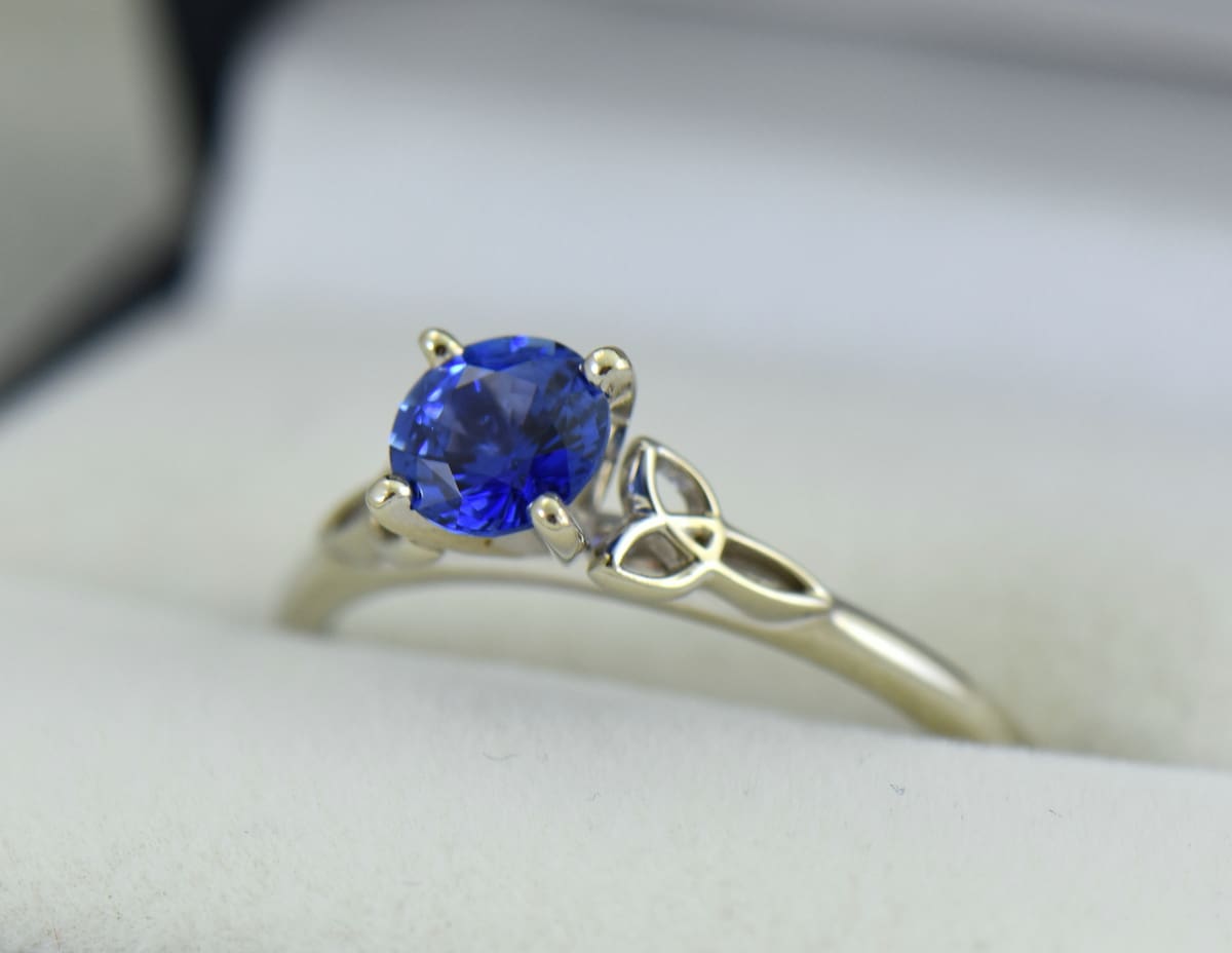 Celtic engagement shop rings sapphire
