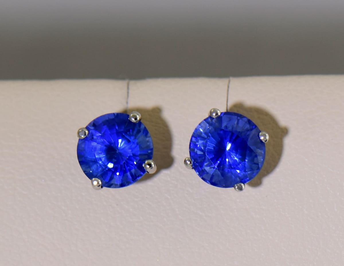 Cornflower Blue Sapphire Earrings 2024 citygym.lt