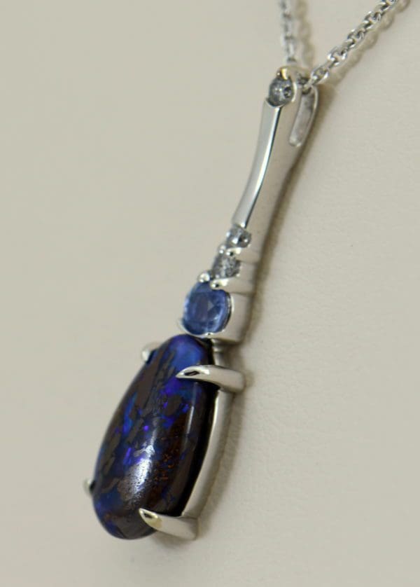 Bouler Opal  Sapphire Pendant 2.JPG