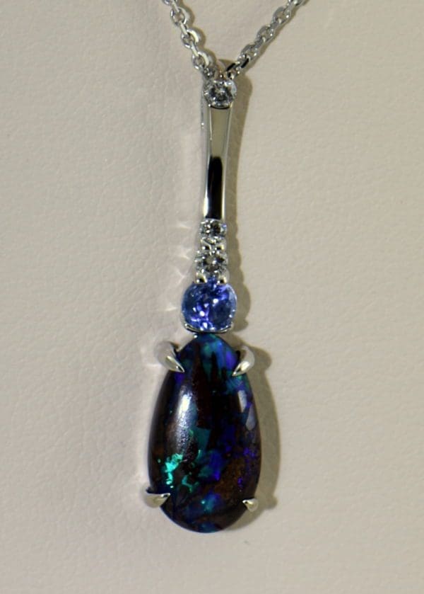 Bouler Opal  Sapphire Pendant 3.JPG