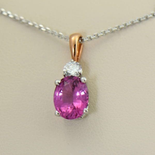 Classic Pink Spinel & Diamond Pendant Exquisite Jewelry for Every
