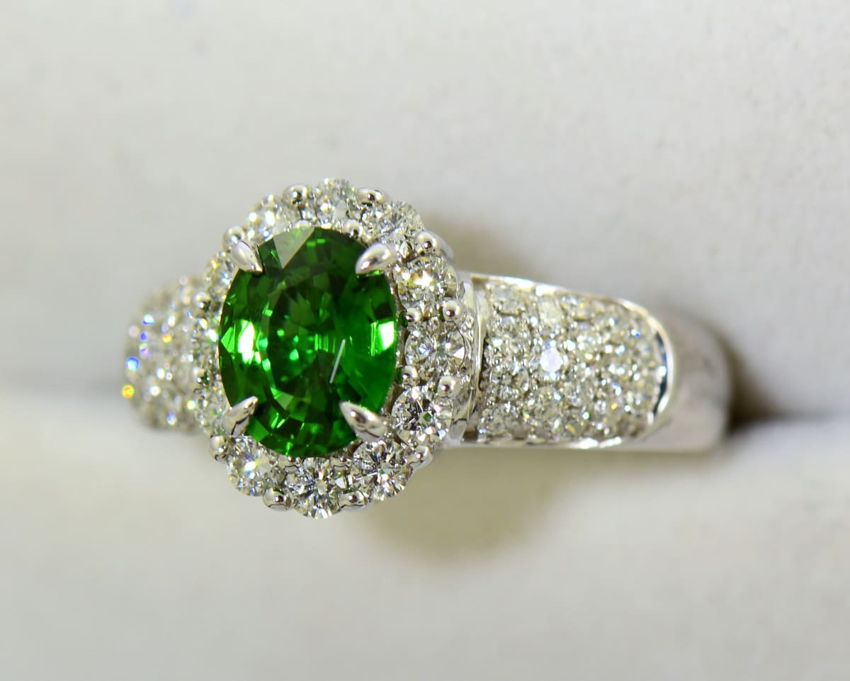Chrome Tourmaline Oval Halo Pave Diamond Engagement Ring 4.JPG