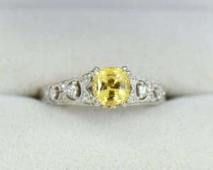 Unheated Butter Yellow Sapphire Engagement Ring.JPG Butter Yellow Sapphire Engagement Ring