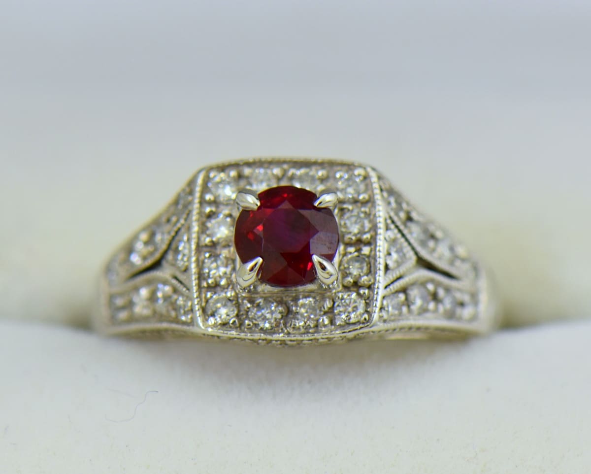 Old discount ruby ring