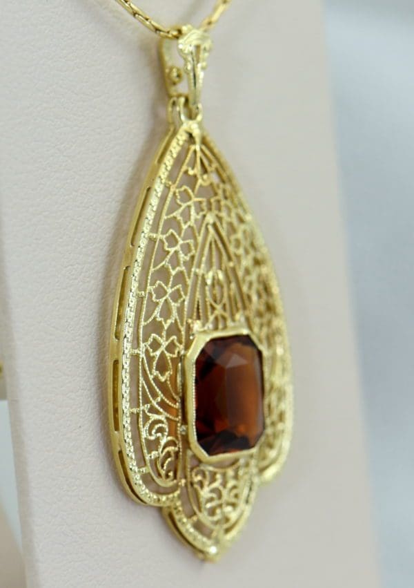 Deco Filigree Pendant with Madeira Citrine 3.JPG