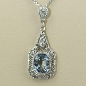 Filigre Art Deco Aquamarine Lavalier Pendant 4.JPG