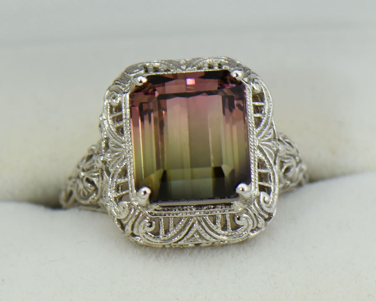 Watermelon on sale stone ring