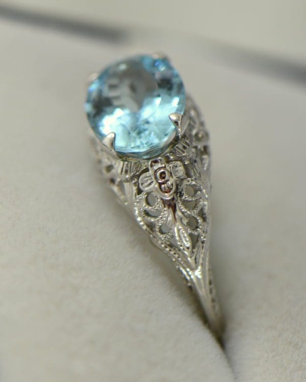 Deco Aquamarine Filigree Ring East West Setting 4.JPG