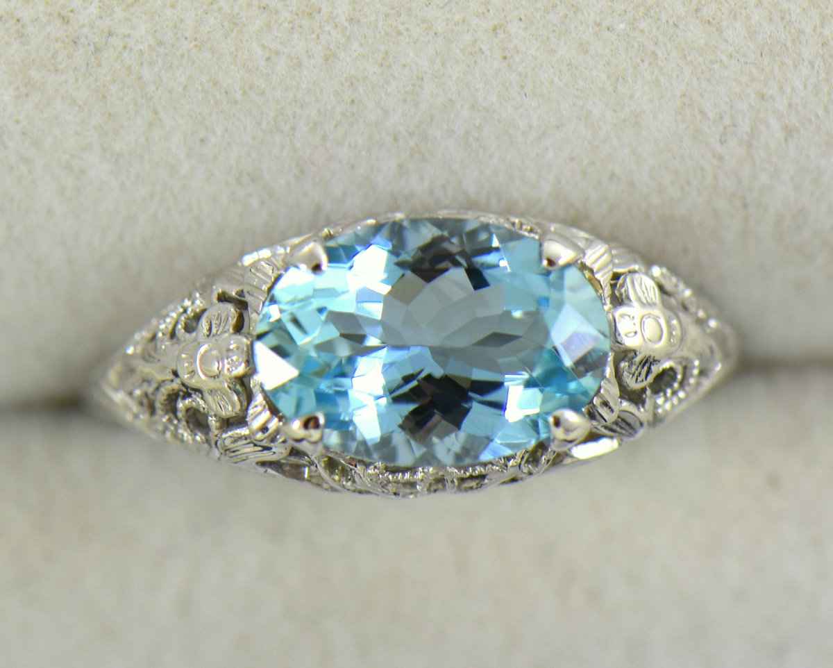 Custom Made Art Deco Filigree Engagement Ring Semi Mount Diamond Setting |  Vintage engagement rings, Filigree engagement ring, Filigree engagement ring  vintage