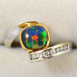 Barb s Custom Black Opal Diamond Bypass Ring 5.JPG