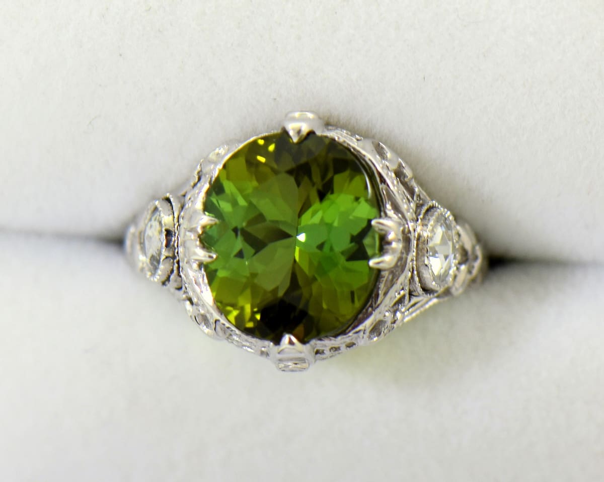 Supernova Green Tourmaline Ring | Kaufmann de Suisse