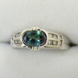LeVian White Gold Ring with Bezel Set 1ct Alexandrite 6.JPG