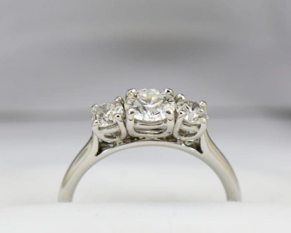 AGS Certified .75ct Diamond 3 stone Ring 3.JPG