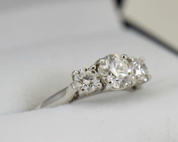 AGS Certified .75ct Diamond 3 stone Ring 4.JPG