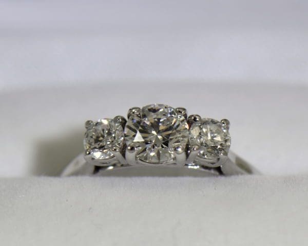 AGS Certified .75ct Diamond 3 stone Ring 5.JPG