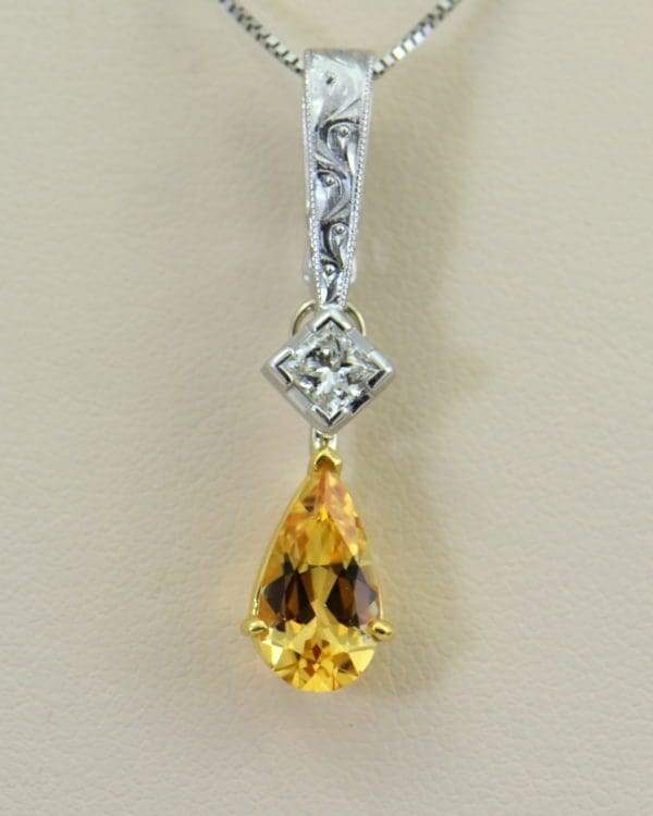 Kendra s Detachable Pendant with Princess Cut Diamond Pear Topaz.JPG