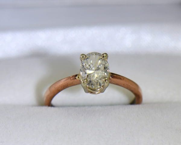 1ct oval diamond solitaire rose gold engagement ring 6.JPG
