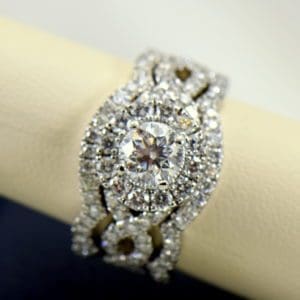 75ct round neil lane diamond ring with framing wedding bands in white gold 6.JPG