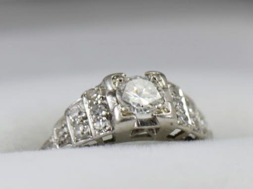 Art Deco .33ct platinum engagement ring with stair step diamond accents 7.JPG