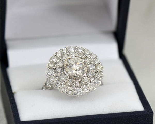 Custom Double Halo Engagement Ring with 3ct Diamond center VS JK 2.JPG