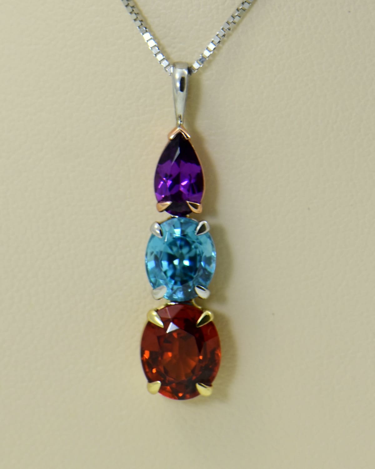 Rhodolite pendant clearance
