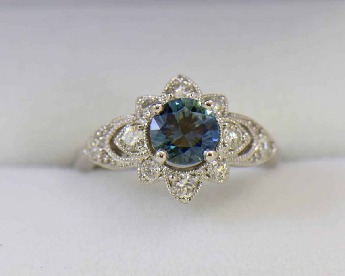 Star shaped engagement ring shop