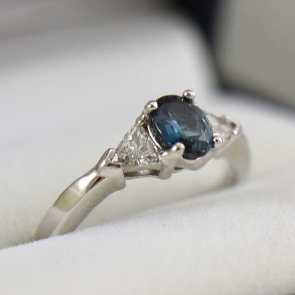 Brazilian alexandrite .63ct trillion diamond ring white gold.JPG