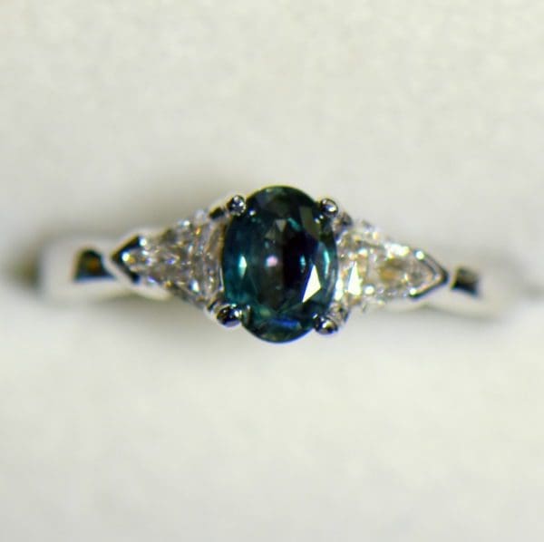 Brazilian alexandrite .63ct trillion diamond ring white gold 7.JPG